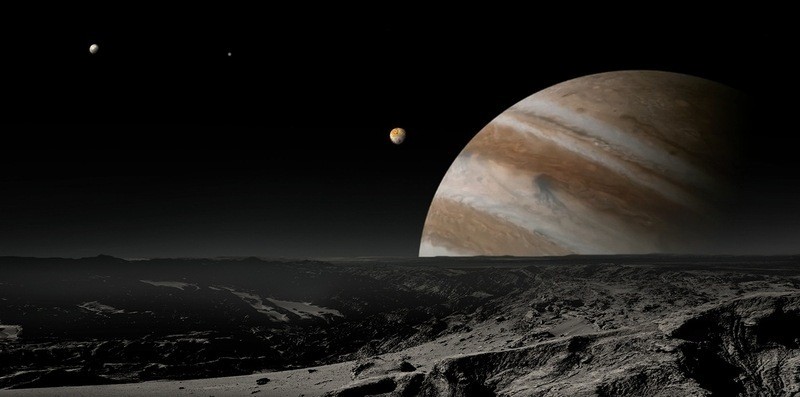 Ganimedes - największy księżyc Jowisza