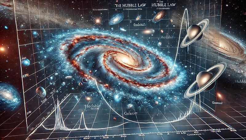 Zdjęcie ilustrujące prawo Hubble'a