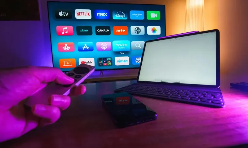 Telewizor z wyborem aplikacji